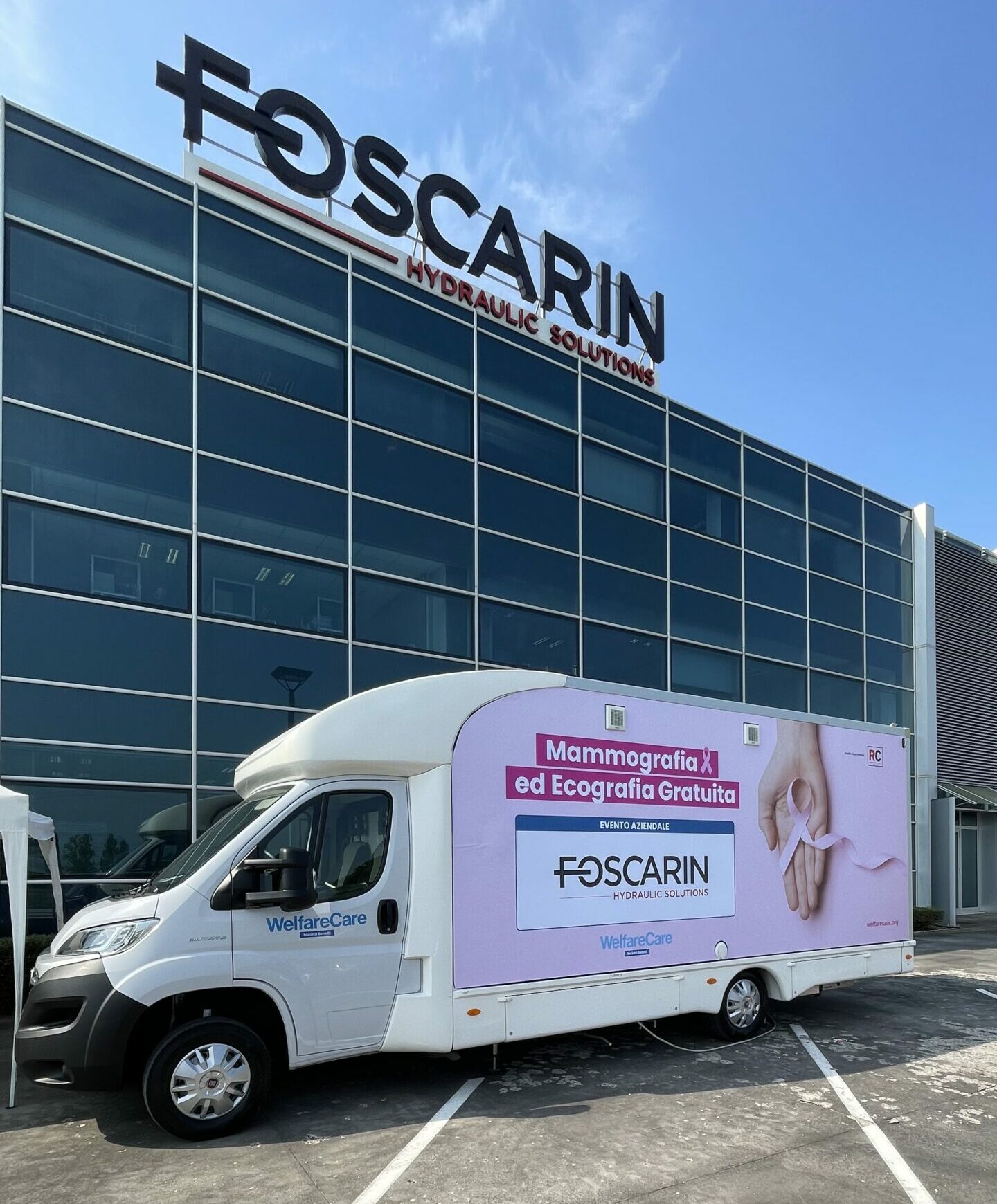 Événement "mammographie et échographie gratuites" organisé par Foscarin Group en collaboration avec WelfareCare